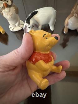 Ensemble de 5 Vtg Winnie l'Ourson Beswick Angleterre Excellent