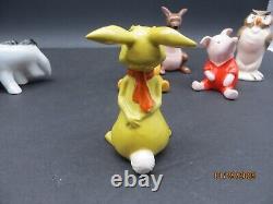 Ensemble de 8 figurines Beswick England Walt Disney Winnie l'Ourson Christopher Robin Kanga