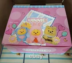 Ensemble de 9 boîtes aveugles en vinyle en peluche Winnie l'Ourson Miniso Authentique
