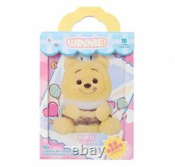 Ensemble de 9 boîtes aveugles en vinyle en peluche Winnie l'Ourson Miniso Authentique