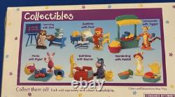 Ensemble de Friends Winnie Pooh de Mattel : DORMIR AVEC POOH, Figurine ENSEMBLE COMPLET DE SIX, NIB