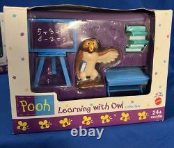 Ensemble de Friends Winnie Pooh de Mattel : DORMIR AVEC POOH, Figurine ENSEMBLE COMPLET DE SIX, NIB