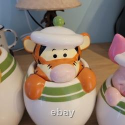 Ensemble de boîtes Disney Winnie l'Ourson Eeyore Tigger Porcinet en céramique