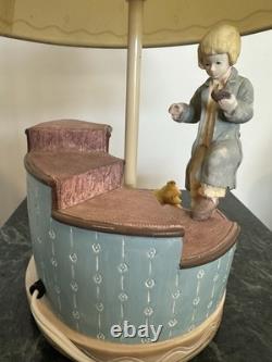 Ensemble de chambre bébé Vintage Classic Pooh - lampe à structure, horloge et cadre - style livre d'histoires