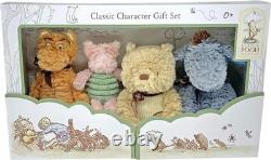 Ensemble de collection en peluche de 4 pièces Disney Baby Classic Winnie l'Ourson et ses amis