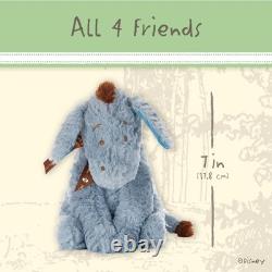 Ensemble de collection en peluche de 4 pièces Disney Baby Classic Winnie l'Ourson et ses amis