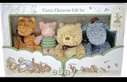 Ensemble de collection en peluche de 4 pièces de Winnie l'Ourson et ses amis classique