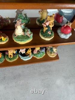 Ensemble de figurines en dé à coudre Lenox Disney Winnie l'Ourson 24 étagère miroir présentation miel
