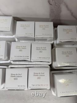 Ensemble de figurines en dé à coudre Lenox Disney Winnie l'Ourson 24 étagère miroir présentation miel