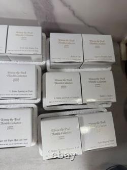 Ensemble de figurines en dé à coudre Lenox Disney Winnie l'Ourson 24 étagère miroir présentation miel