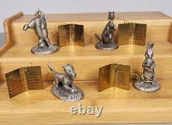 Ensemble de figurines en étain Disney Winnie l'Ourson Hudson Tigger Lapin Kanga +