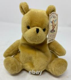 Ensemble de mini peluches GUND Classic Pooh avec Kanga, Lapin, Hibou et Bourriquet RARE