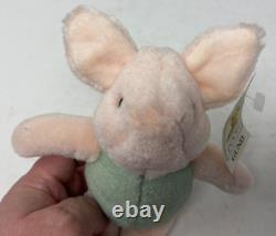 Ensemble de mini peluches GUND Classic Pooh avec Kanga, Lapin, Hibou et Bourriquet RARE