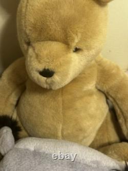 Ensemble de peluches GUND Classic Pooh Kanga Lapin Hibou Tigrou Bourriquet RARE VHTF