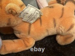 Ensemble de peluches GUND Classic Pooh Kanga Lapin Hibou Tigrou Bourriquet RARE VHTF