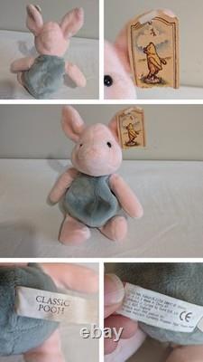 Ensemble de peluches GUND UK Classic Pooh - Lot de 5 Kanga, Tigger, Eeyore, Pooh, Piglet