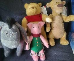 Ensemble de peluches du film Christopher Robin en action réelle, comprenant 4 personnages