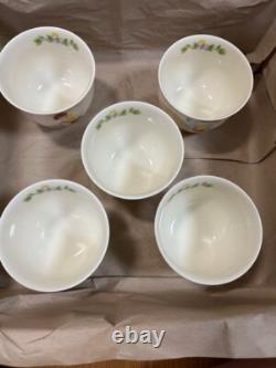 Ensemble de théière et tasses Winnie l'Ourson, 5 pièces en porcelaine Sango du Japon