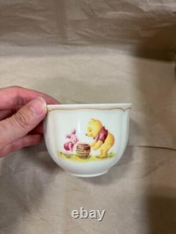 Ensemble de théière et tasses Winnie l'Ourson, 5 pièces en porcelaine Sango du Japon