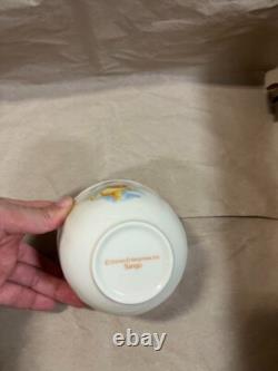 Ensemble de théière et tasses Winnie l'Ourson, 5 pièces en porcelaine Sango du Japon