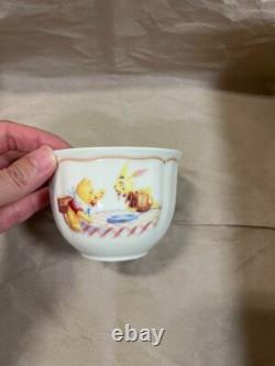 Ensemble de théière et tasses Winnie l'Ourson, 5 pièces en porcelaine Sango du Japon