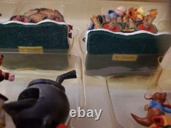 Ensemble de train de Noël Disney Winnie l'Ourson dans sa boîte d'origine VTG NOUVEAU Danbury Mint