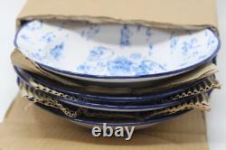 Ensemble de vaisselle en pierre à soupe Winnie l'Ourson Disney VTG en toile bleue de 4 pièces