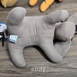 Ensemble vintage de peluches Winnie l'Ourson Gabrielle Designs Tigger Bourriquet Roo Porcinet