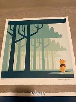 Eric Tan Winnie The Pooh Art Print Poster Set Rare Nt Mondo Disney Epcot
