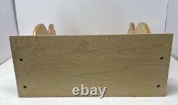 Étagère murale en bois en silhouette de Winnie l'Ourson de Disney avec 3 étagères pour affichage