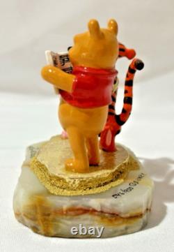 Figurine Disney Ron Lee Winnie l'Ourson, Tigrou et Porcinet sur base Onyx #546/950 de 2002