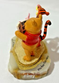 Figurine Disney Ron Lee Winnie l'Ourson, Tigrou et Porcinet sur base Onyx #546/950 de 2002