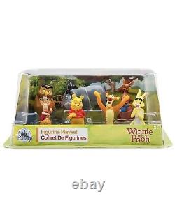 Figurine Disney Winnie l'ourson Ensemble de jeu 7 pièces (a)