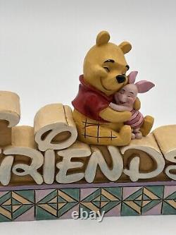 Figurine Jim Shore Disney Traditions Winnie l'Ourson Porcinet Amis