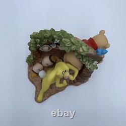 Figurine RARE Enesco Pooh et ses amis coincés dans une situation collante Lapin A3814.