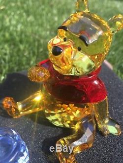 Figurine Swarovski Disney Winnie L'ourson Couleur 1142889 Fabriqué En Autriche