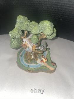 Figurine Vintage de la Maison de Tigrou Winnie l'Ourson Danbury Mint Disney dans sa Boîte