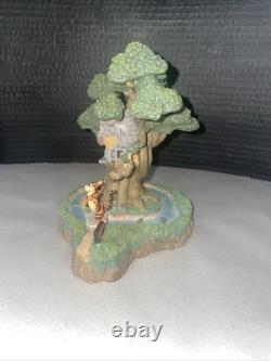 Figurine Vintage de la Maison de Tigrou Winnie l'Ourson Danbury Mint Disney dans sa Boîte