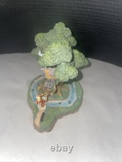 Figurine Vintage de la Maison de Tigrou Winnie l'Ourson Danbury Mint Disney dans sa Boîte