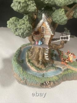 Figurine Vintage de la Maison de Tigrou Winnie l'Ourson Danbury Mint Disney dans sa Boîte