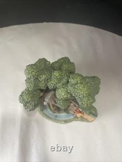 Figurine Vintage de la Maison de Tigrou Winnie l'Ourson Danbury Mint Disney dans sa Boîte