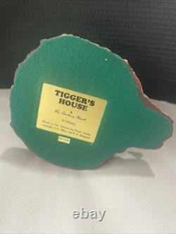 Figurine Vintage de la Maison de Tigrou Winnie l'Ourson Danbury Mint Disney dans sa Boîte