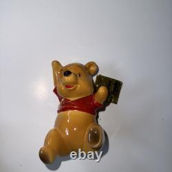 Figurine en céramique paire Disney Winnie l'Ourson Enesco Japon 1964 avec étiquette originale et boîte