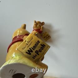 Figurine en céramique paire Disney Winnie l'Ourson Enesco Japon 1964 avec étiquette originale et boîte