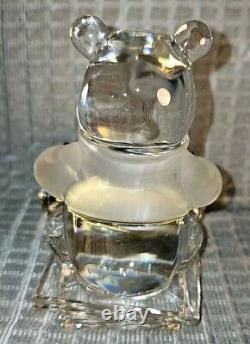 Figurine en cristal Lenox Disney Winnie l'Ourson, avec livre en or, rare en Allemagne