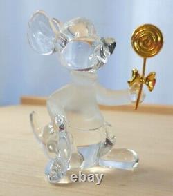 Figurine en cristal Roo de Winnie l'Ourson de Disney Lenox avec sucette en or