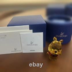Figurine en cristal SWAROVSKI Disney Winnie l'Ourson avec boîte et certificat