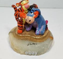 Figurine en édition limitée signée Ron Lee de Disney Tigger et Eeyore 630/750 1997