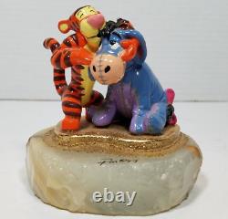 Figurine en édition limitée signée Ron Lee de Disney Tigger et Eeyore 630/750 1997