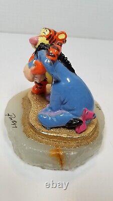 Figurine en édition limitée signée Ron Lee de Disney Tigger et Eeyore 630/750 1997